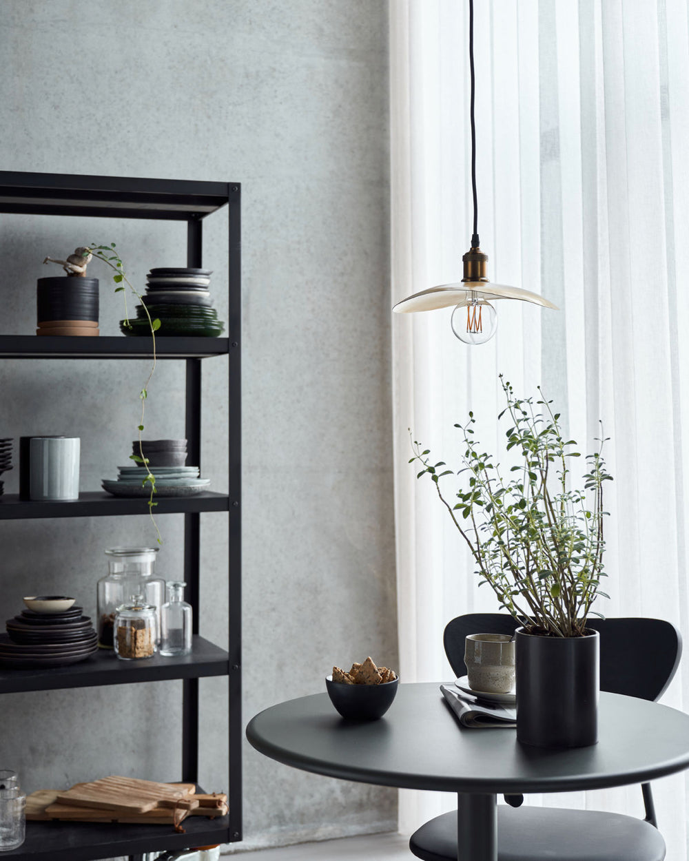 Lampeskærm, antik messing