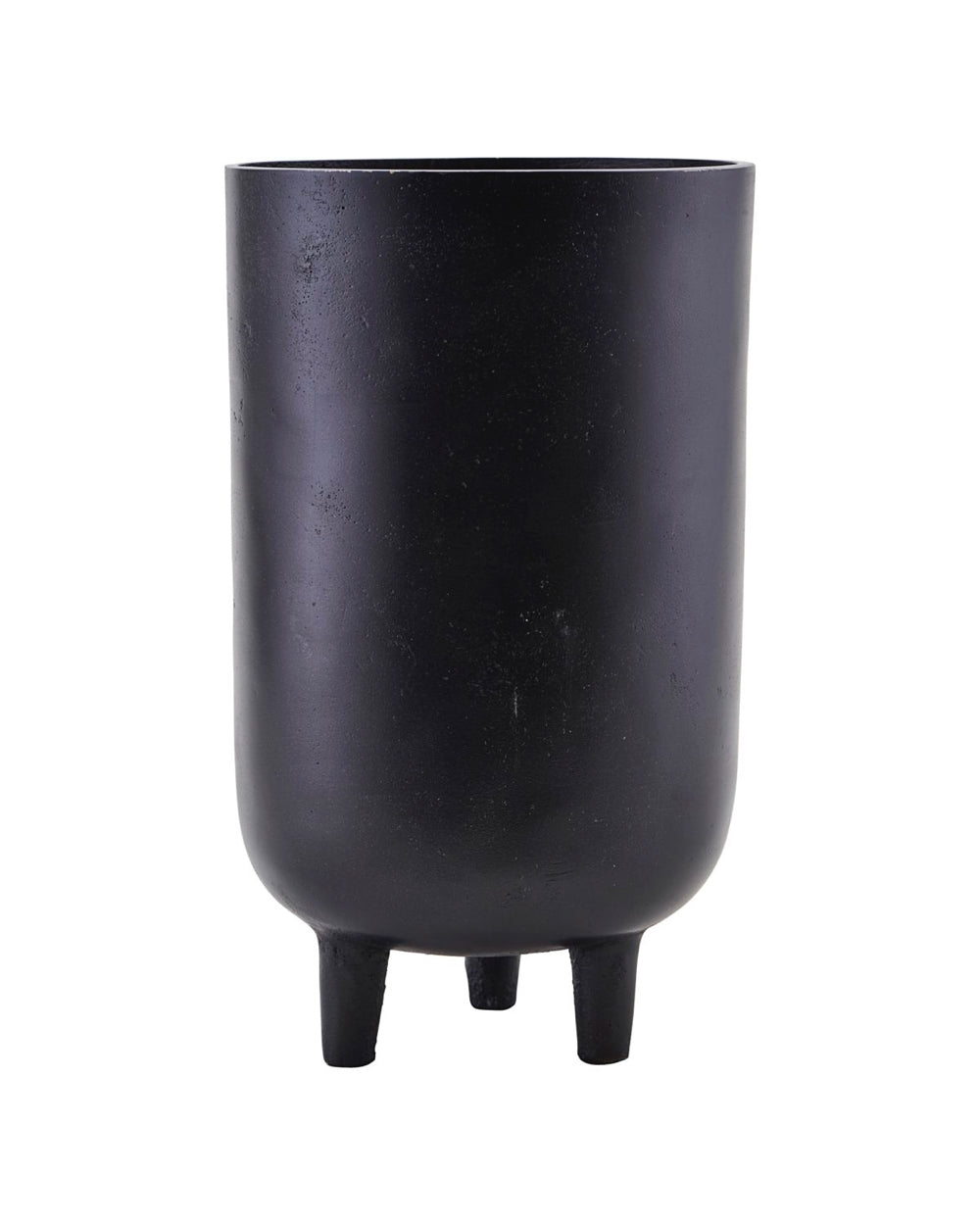Sort oxideret potte, høj model
