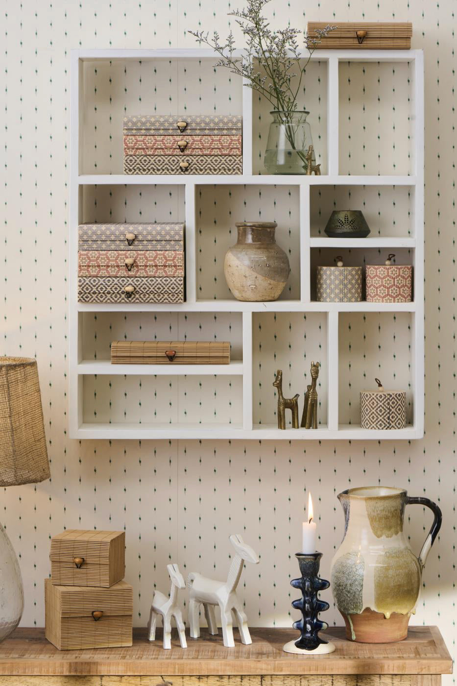 Æskesæt 3 stk. med mønster