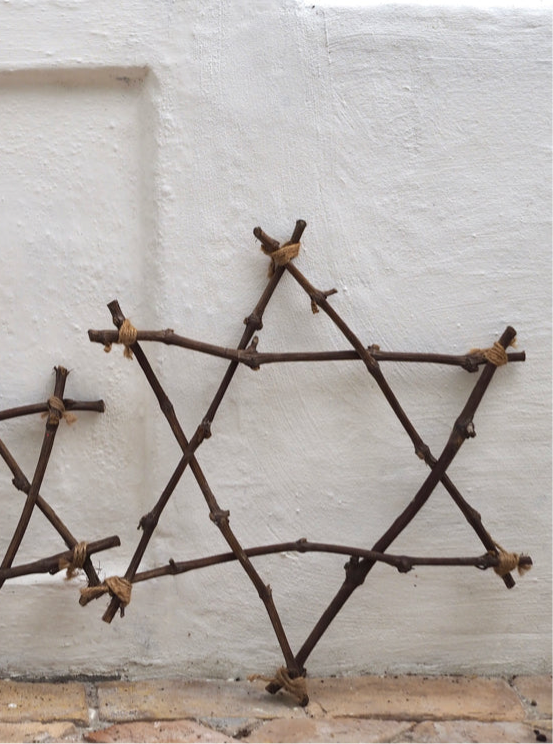 Stjerne af grene, stor