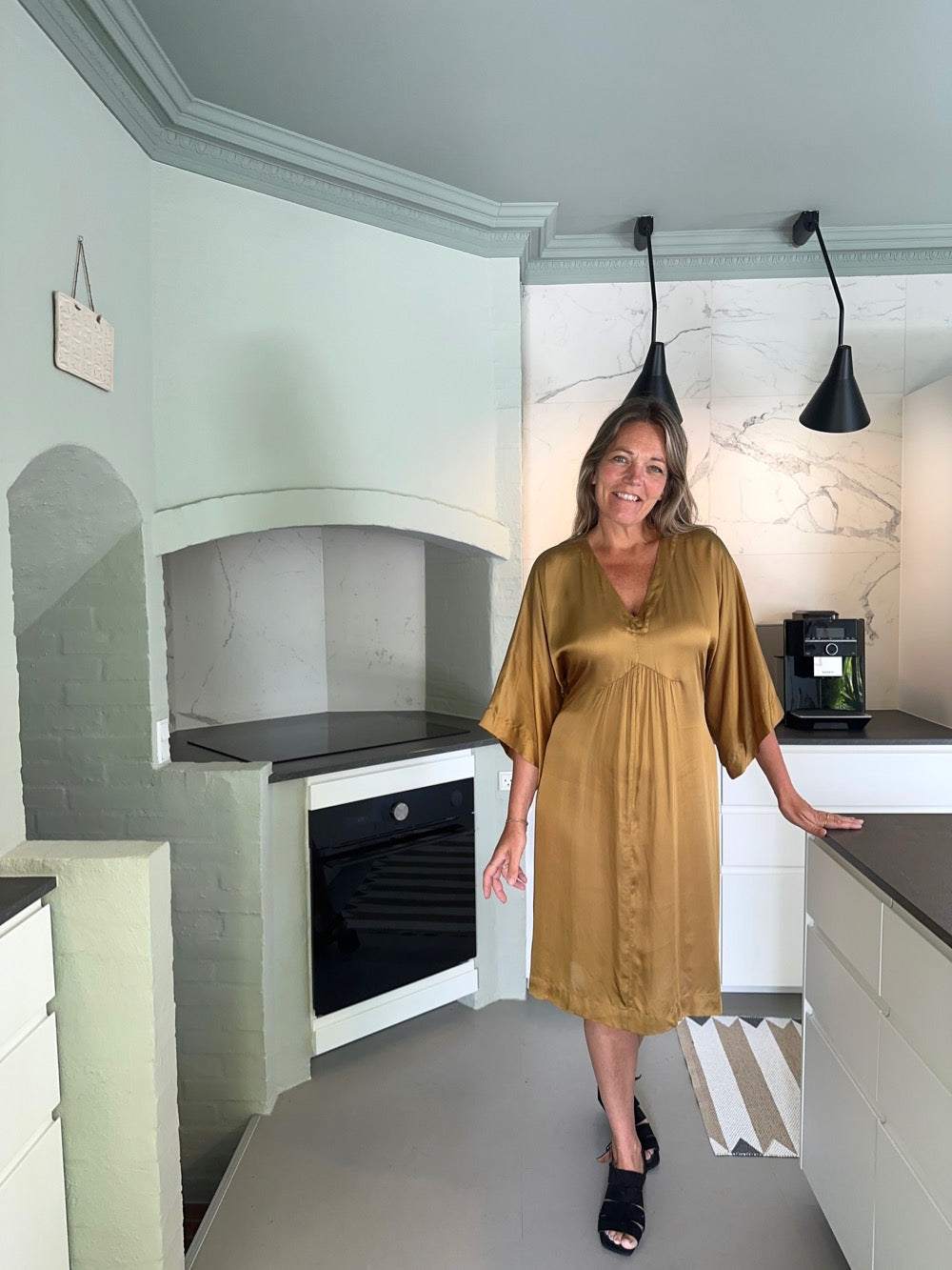 Mille kjole med bindebånd