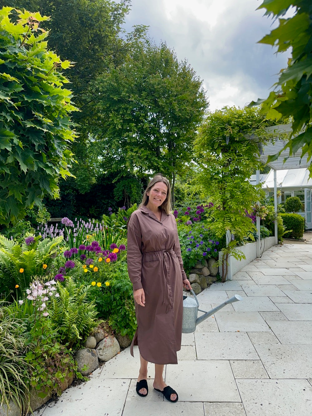 Henriette kjole, brun