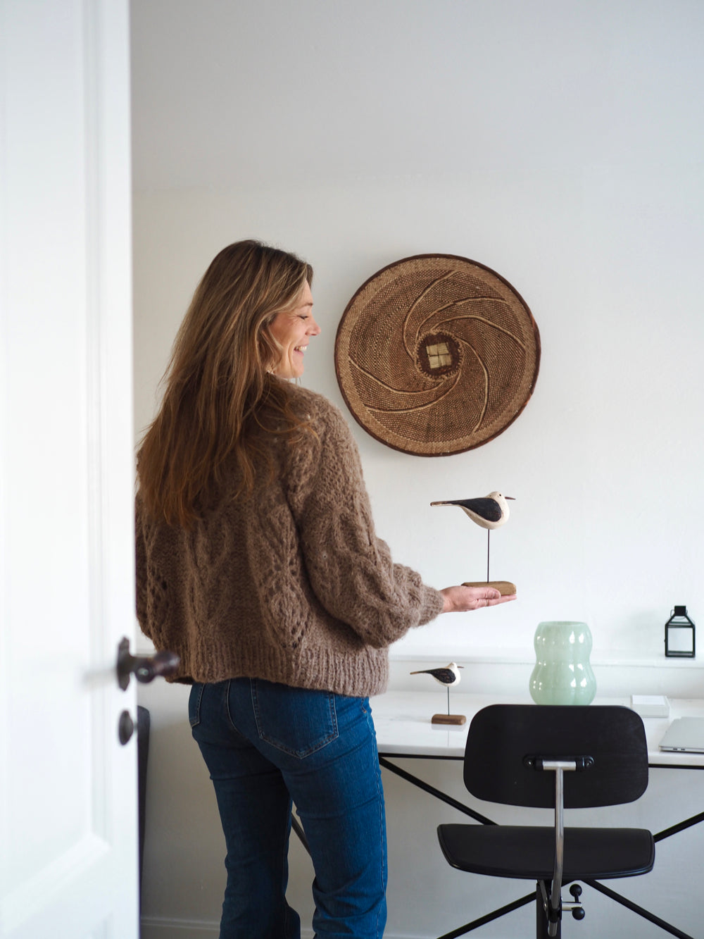 Fugl på pind, stor model