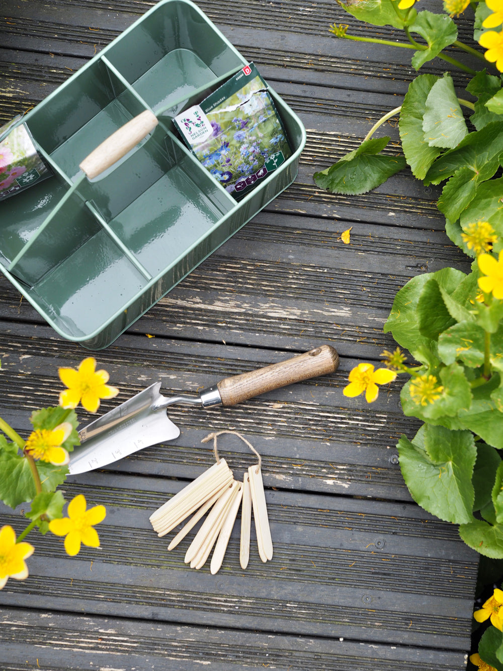 Planteskilte i bambus, 15 stk