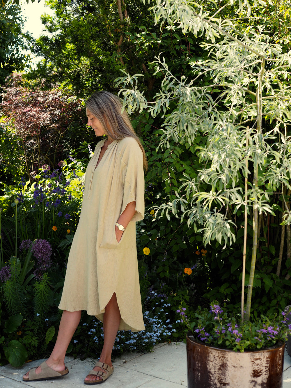 Emma kjole med løs pasform