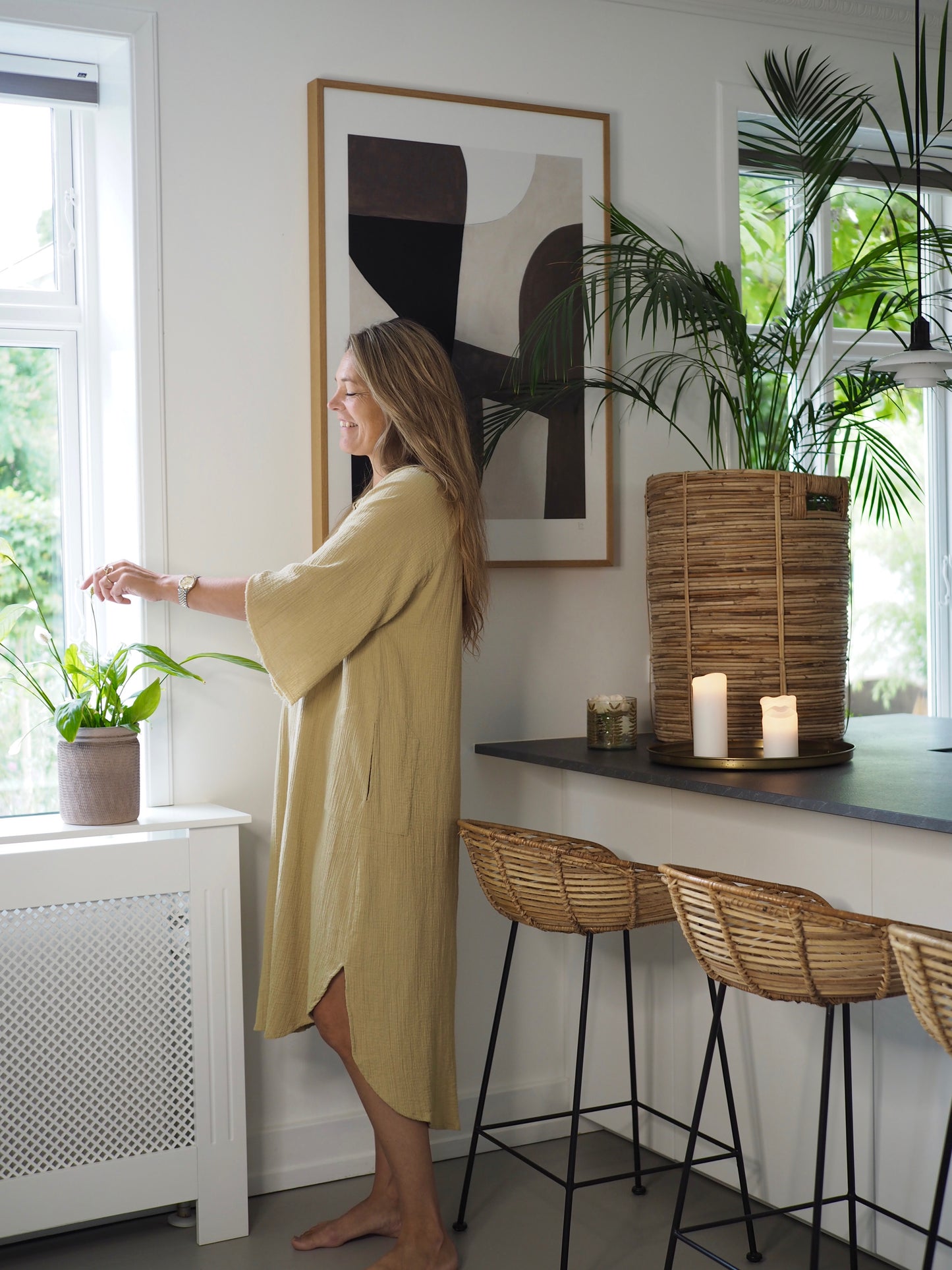 Emma kjole med løs pasform