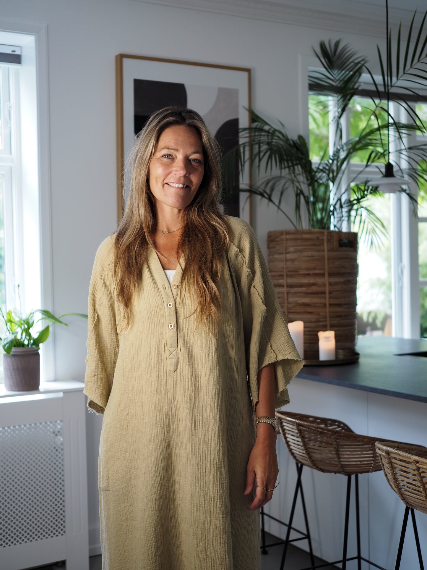 Emma kjole med løs pasform