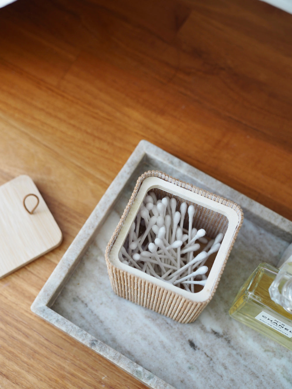 Æske med bambuslåg