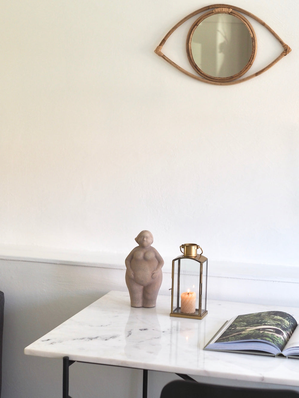 Lanterne, antik messing