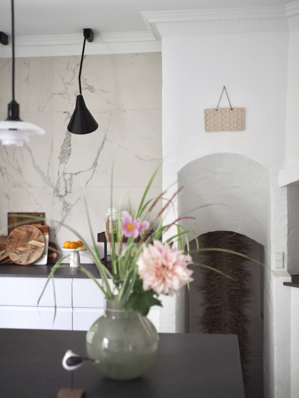 Lulu papmache vægdekoration