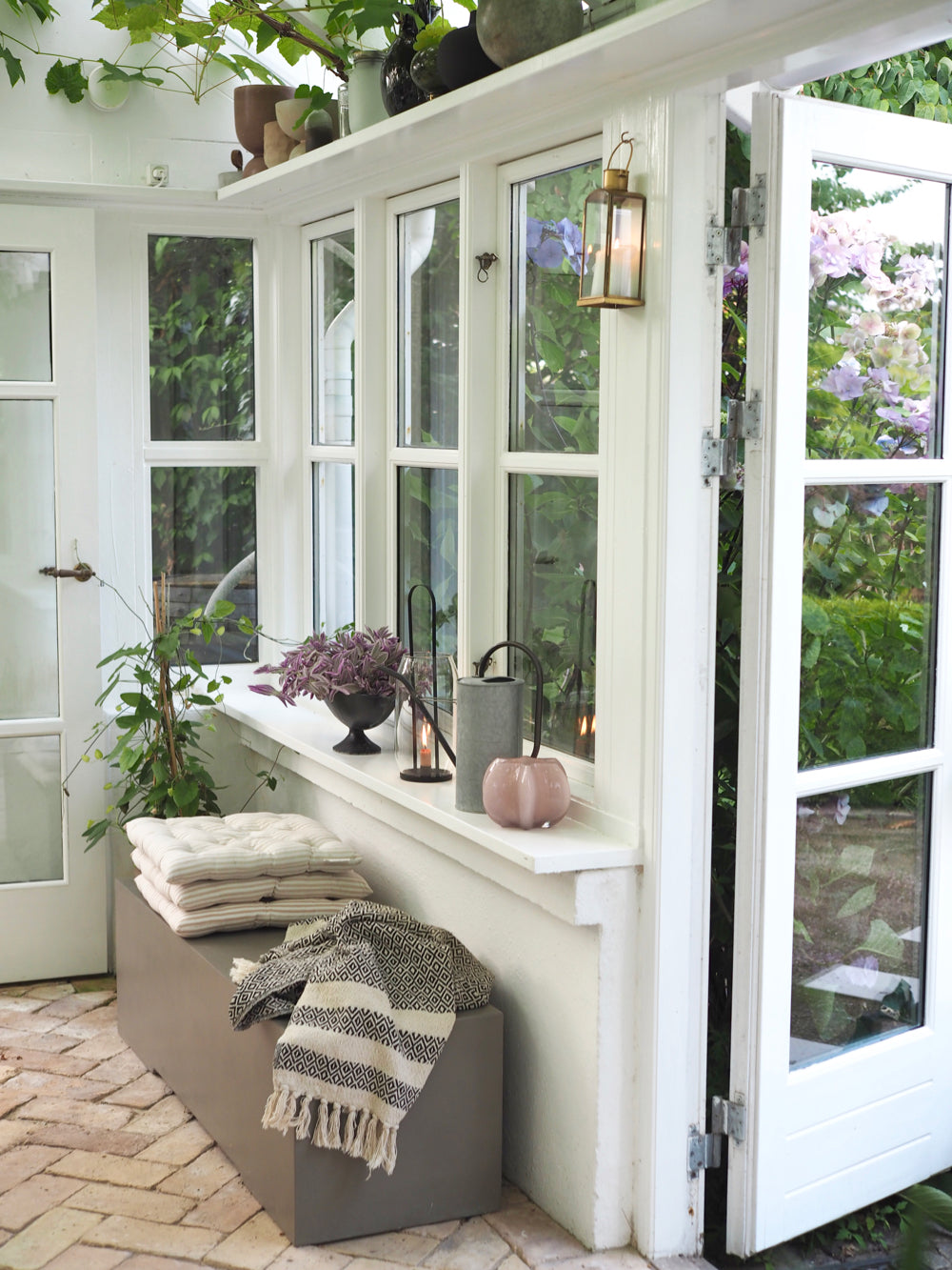 Lanterne, antik messing