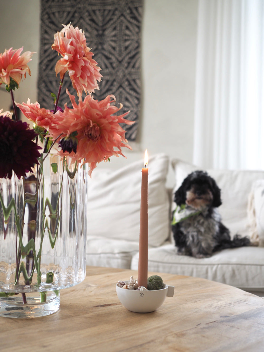 Lysestage skål Nordic