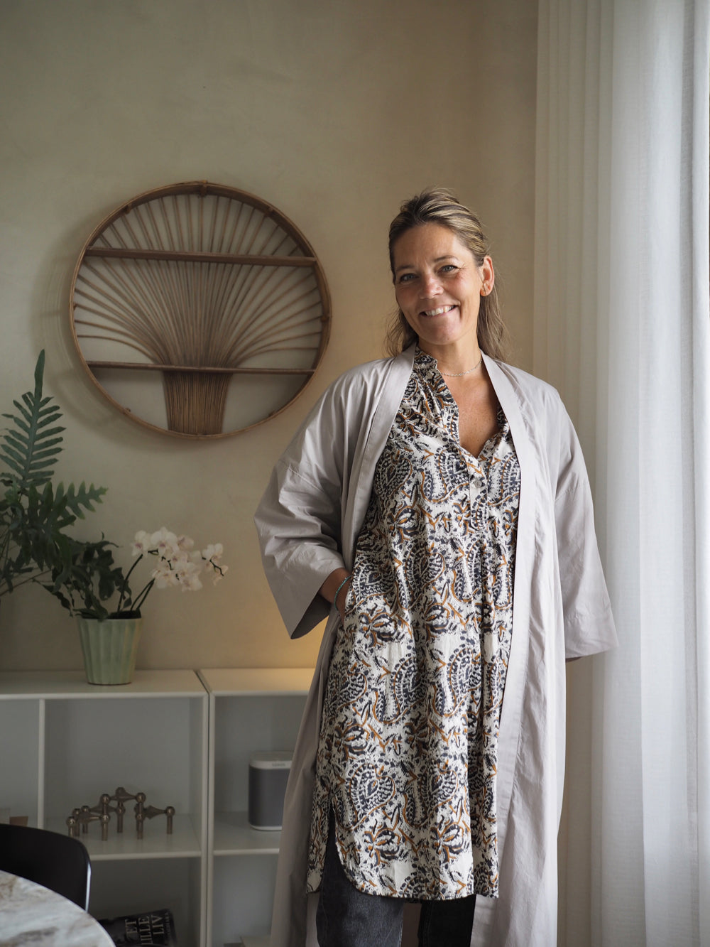 Suzette kimono, grå