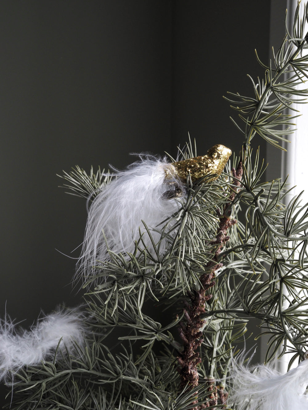 Fugl med guldglimmer