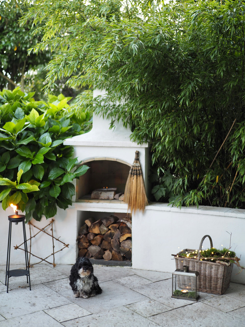 Lyskæde med 50 stjerner med timer