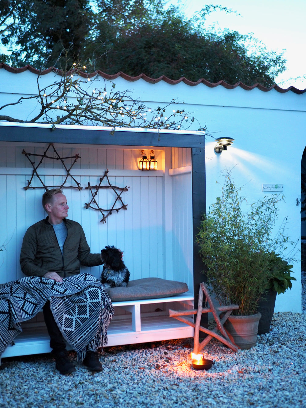 Stjerne af grene, stor