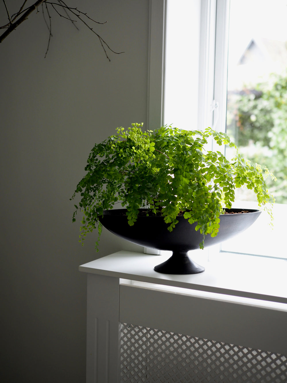 Opsats på fod, bruneret messing