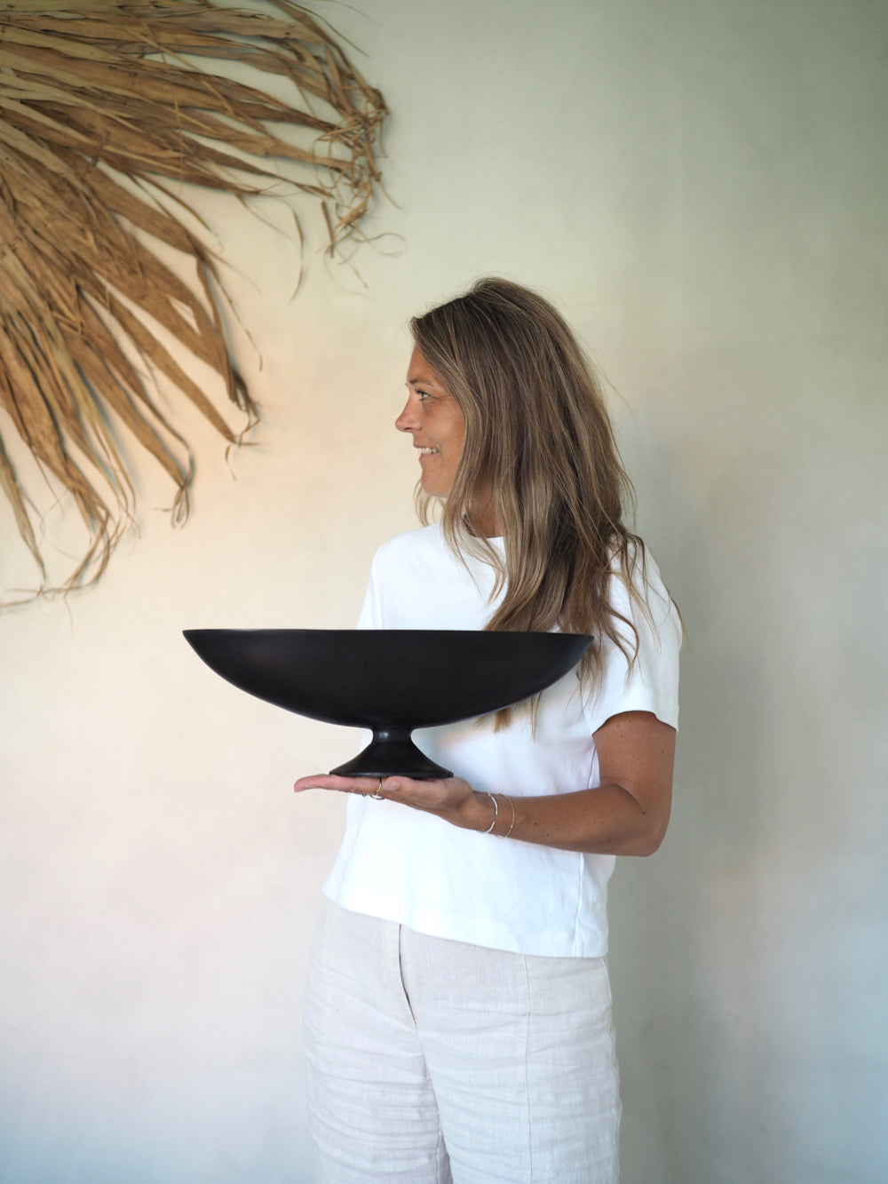 Opsats på fod, bruneret messing