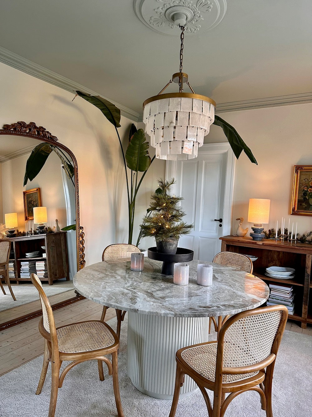 Fyrfadsstage frostgrå