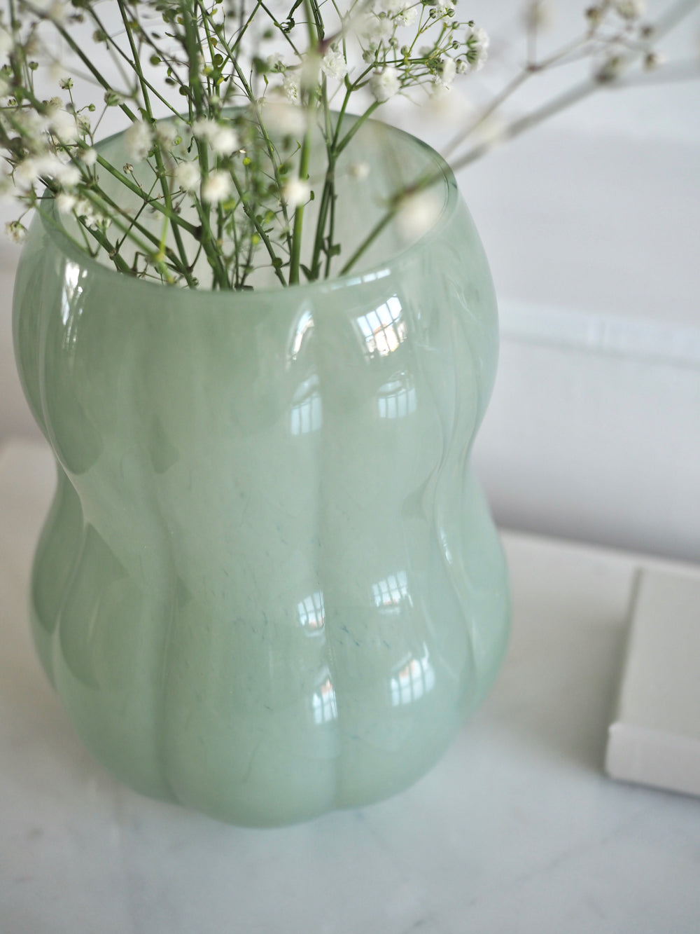 Flora vase, grøn