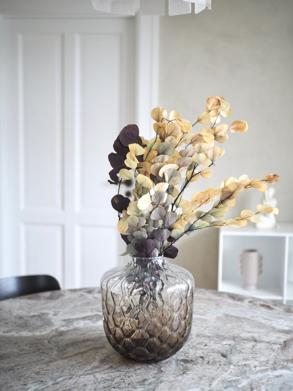 Vase med brune natur farver