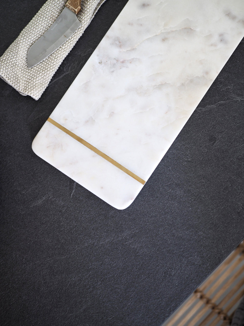 Load billede i Galleri Viewer, Hvid marmor serveringsbræt - skærebræt
